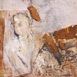Fallen to Pieces | 2011 | 20 x 20 cm | Wachs und Rost auf OSB Platte | Alpenglühen | 2010 | 100x150cm | Acryl auf Leinwand | Privatsammlung