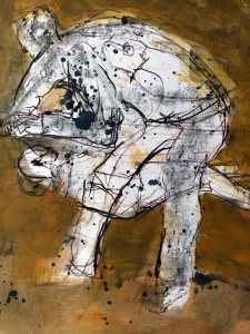 Anängsel | 2015 | 43x32 cm | Mischtechnik auf Papier