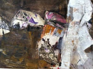 Aufbruch | 2015 | 30 x 40 cm | Mischtechnik auf Papier