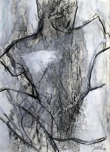 en garde | 2011 | 39 x 28 cm | Tusche, Graphit auf Papier